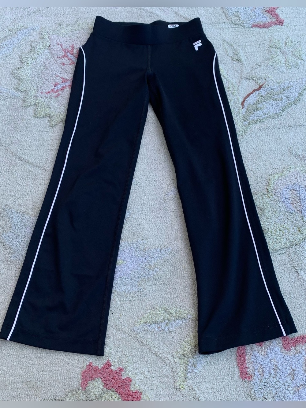 FILA Sport Girls Black Flare Yoga Track Pants size 7